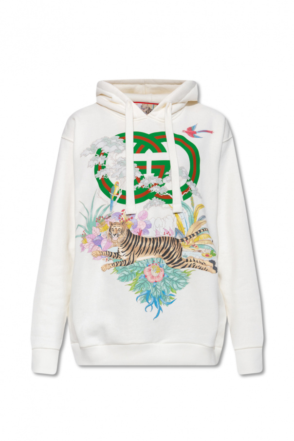 Cream best sale gucci hoodie